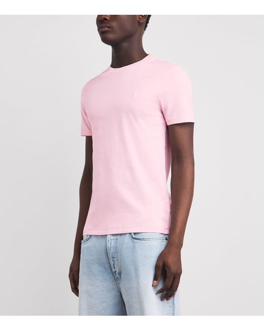 Polo Ralph Lauren Pink Cotton Custom Slim-Fit T-Shirt for men
