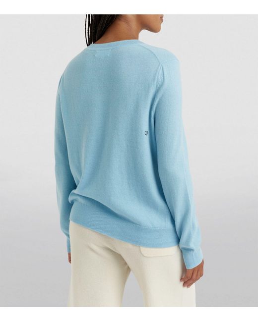 Chinti & Parker Blue X Peanuts Merino Wool-cashmere Sweater
