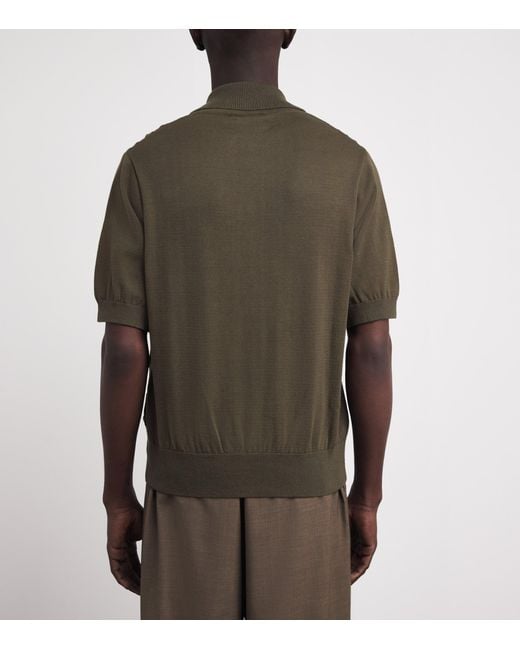 Oliver Spencer Green Organic Cotton Rossell Shirt for men