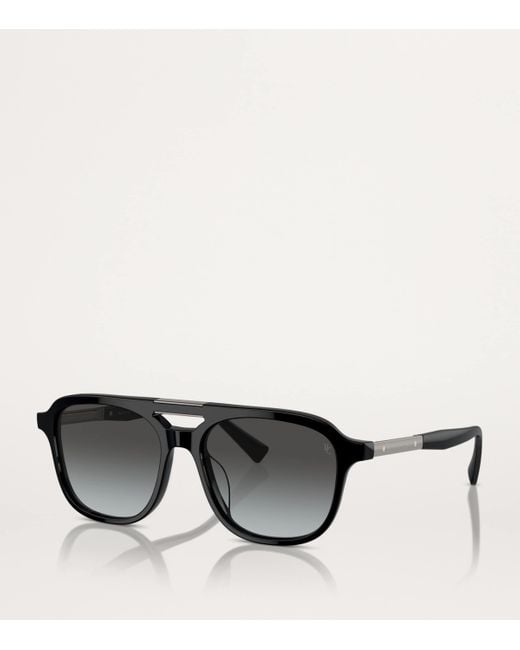 Brunello Cucinelli Black Acetate Bc4001S Sunglasses for men