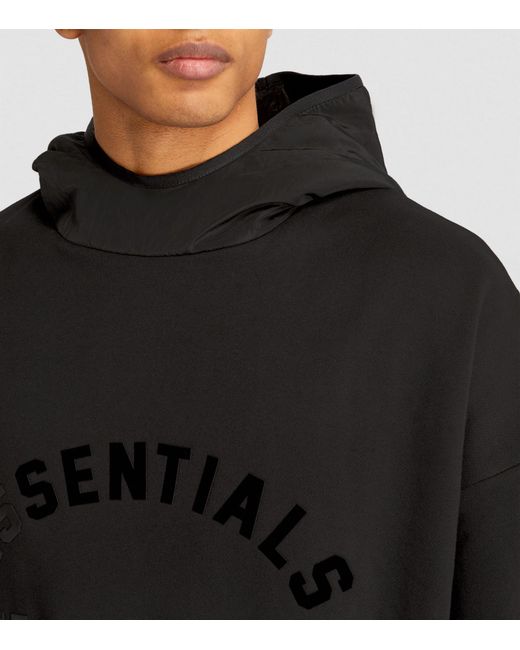 Fear Of God Black Double-layer Hoodie for men