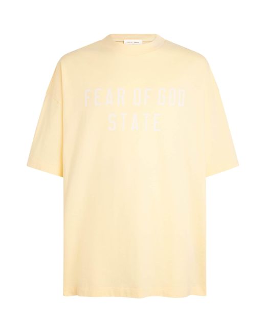 Fear Of God Natural Cotton State T-Shirt for men