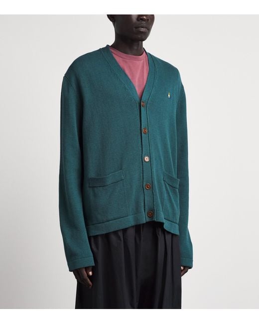 Vivienne Westwood Green Wool-Cashmere Alex Cardigan for men