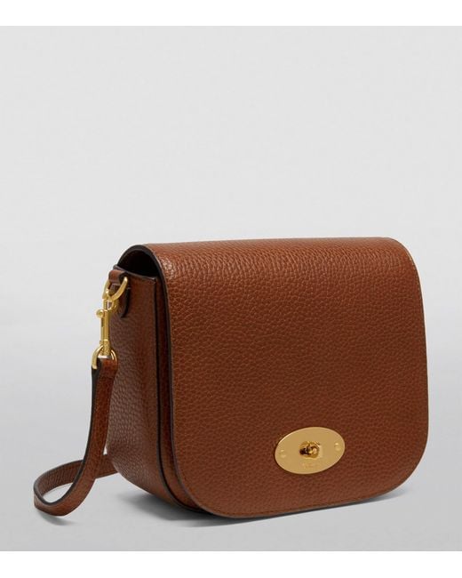 Mulberry Brown Small Darley Cross-Body Bag