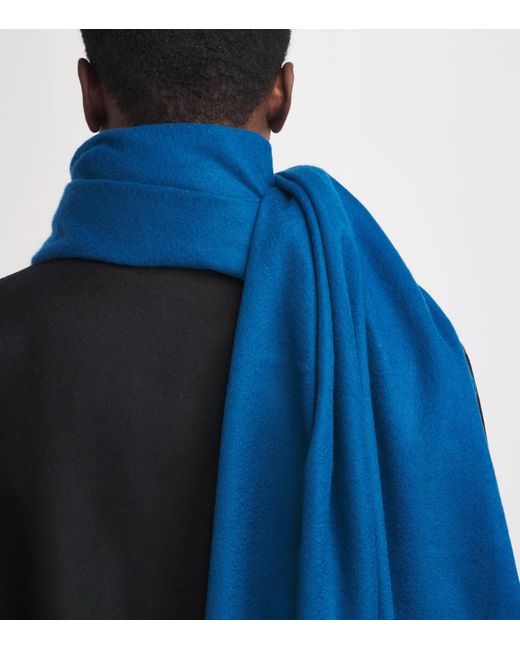 Johnstons Blue Cashmere Stole for men