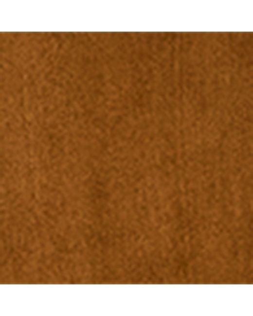 Saint Laurent Brown Suede Cassandre-Button Jacket