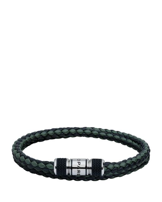 Chopard Black Leather Classic Racing Bracelet
