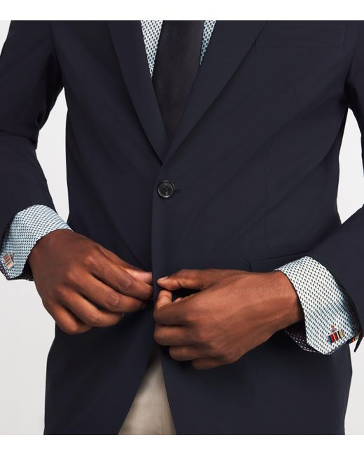 Paul Smith Red Signature Stripe Cufflinks for men