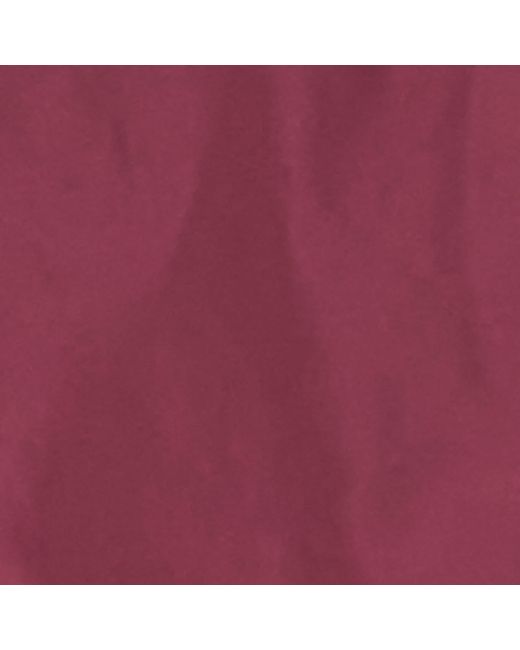 Moncler Red Contrast Panel Logo Swim Shorts for men
