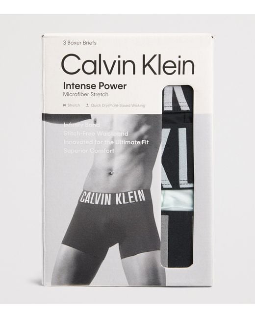 Calvin Klein Black Intense Power Boxer Briefs for men