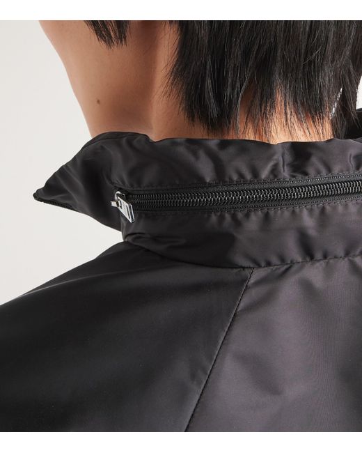 Prada Black Cropped Re-Nylon Light Jacket