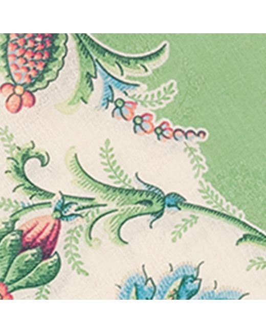 Etro Green Printed Scarf