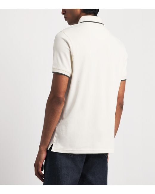 Barbour White Callock Polo Shirt for men