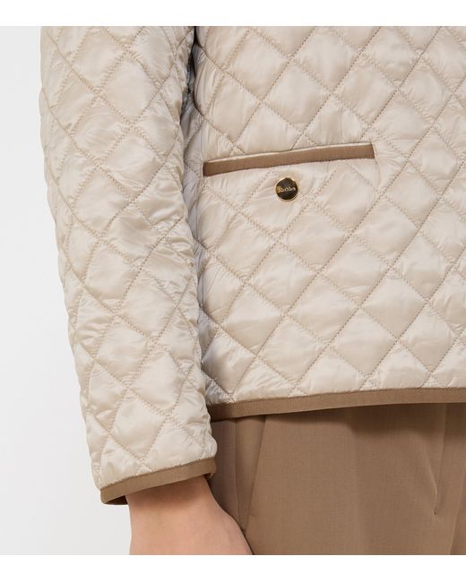 Max Mara Natural Quilted Bello Jacket