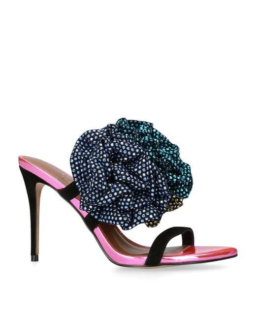Kurt Geiger Blue Pierra Mules
