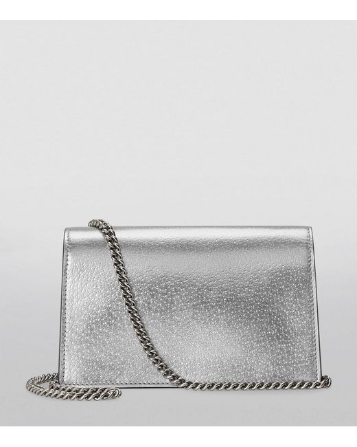 Gucci Gray Super Mini Dionysus Shoulder Bag