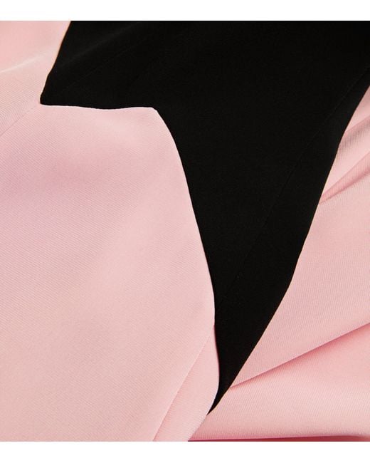 Alexis Mabille Pink Tuxedo Gown