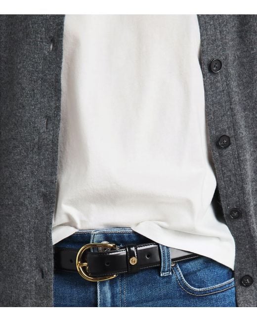 PAIGE White Cotton Rhodes T-Shirt
