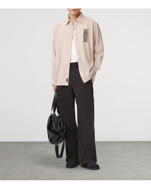 AllSaints Natural Organic Cotton Repeater Shirt for men