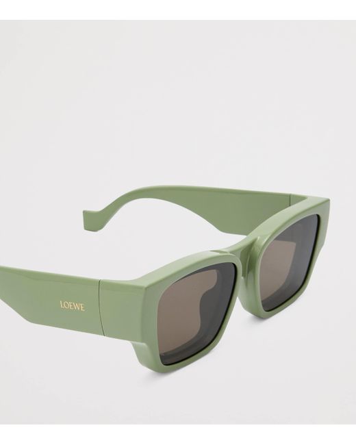 Loewe Green X Paula's Ibiza Front Lenses Square Sunglasses