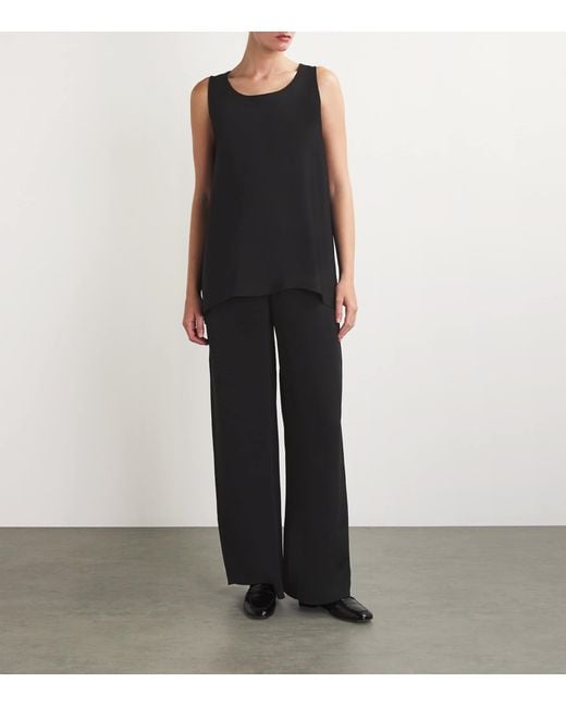 Eskandar Black Silk Top