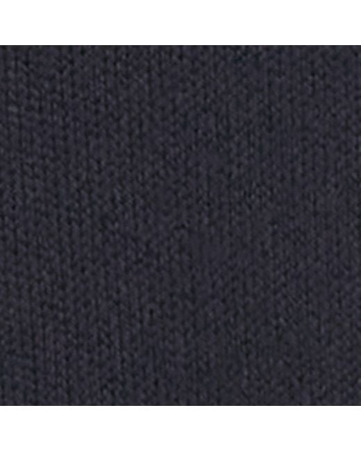 Barena Blue Merino Quarter-Zip Sweater for men