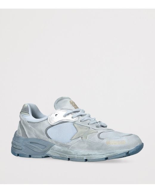 Golden Goose Deluxe Brand Blue Dad-Star Running Trainers for men