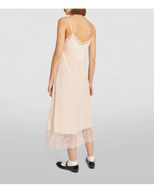 Simone Rocha White Lace-detail Slip Dress