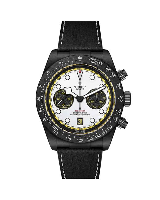 Tudor White Bay Chrono Carbon 26 Watch for men