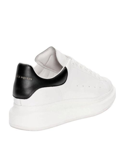 Alexander McQueen White Leather Oversized Sneakers for men