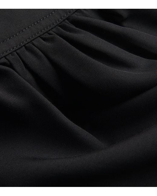 Chloé Black Gathered Cropped Jacket