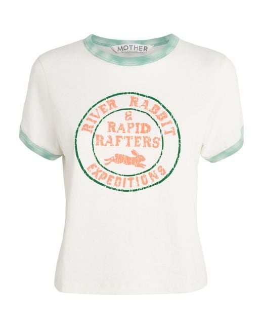 Mother Gray Cotton Itty Bitty Graphic T-Shirt