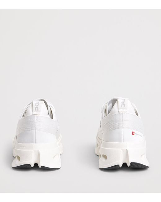 On Shoes White Cloudsurfer Max Trainers for men