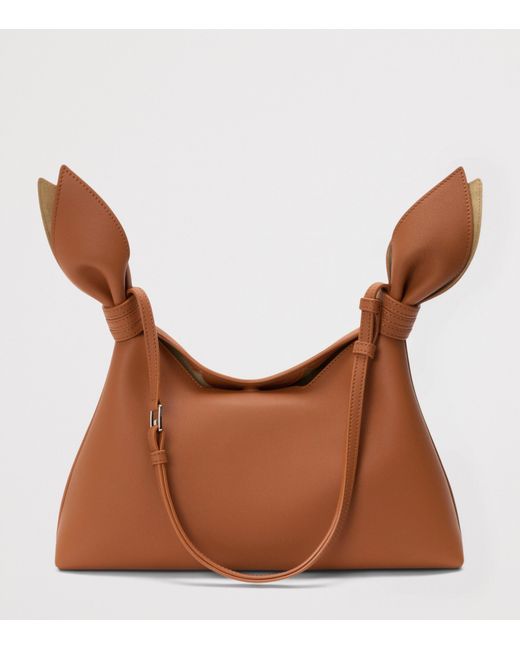 Loewe Brown Medium Leather Scarf Shoulder Bag