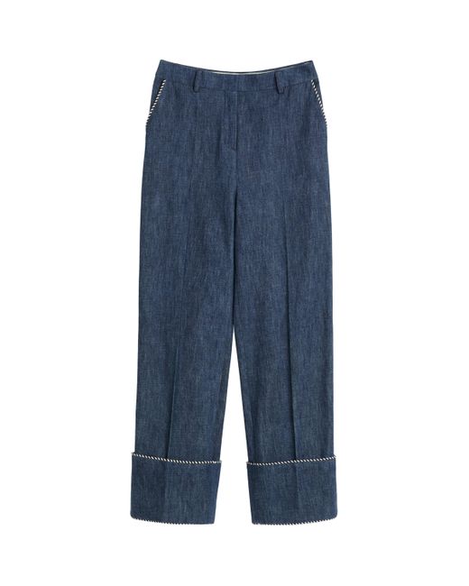Valentino Blue Denim Embellished Jeans