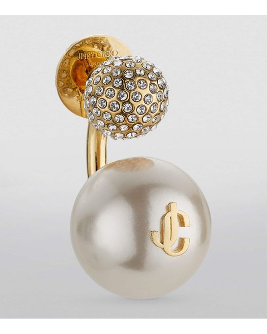 Jimmy Choo Metallic Auri Single Earring