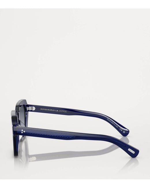 Oliver Peoples Blue Acetate Kienna Sunglasses