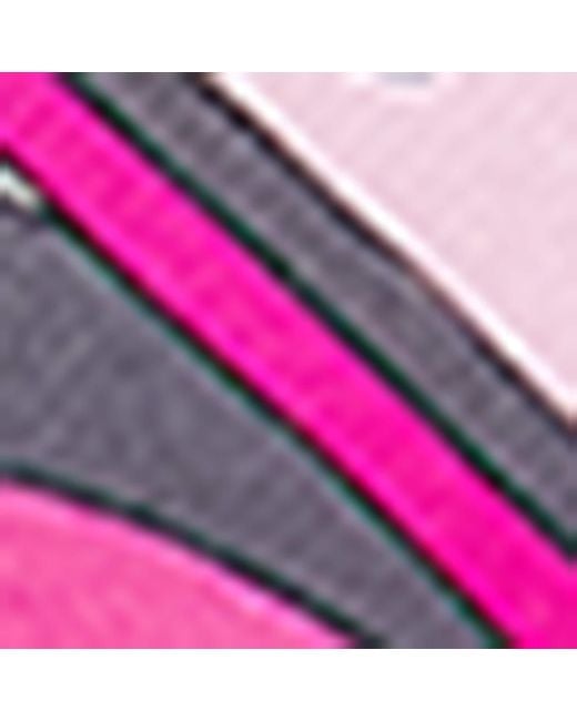 Emilio Pucci Pink Silk Onde Print Scarf Necklace