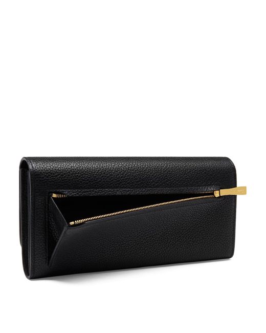 Mulberry Black Leather Continental Wallet