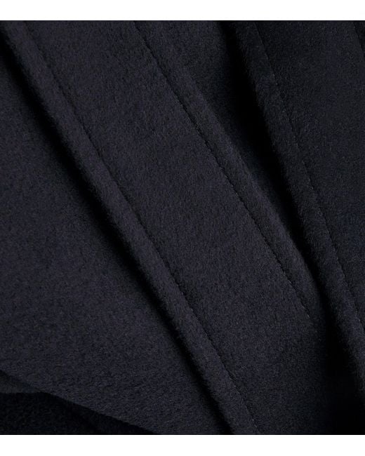 MAX&Co. Black Wool Runaway Coat