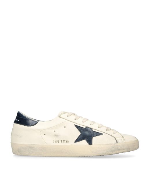 Golden Goose Deluxe Brand Natural Leather Super-Star Sneakers for men
