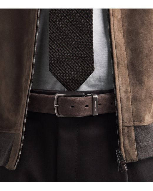 Paul & Shark Brown Suede Belt for men