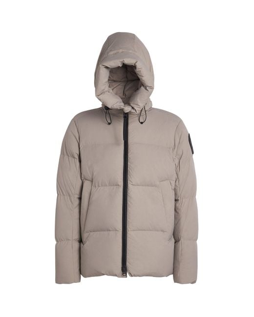 Canada Goose Brown Down Enduraluxe Packable Crofton Puffer Jacket for men