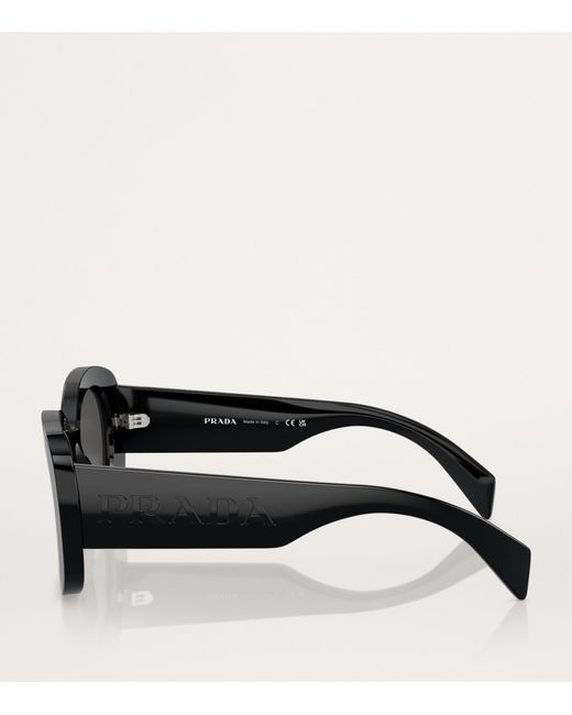 Prada Black Titanium Pra13S Sunglasses