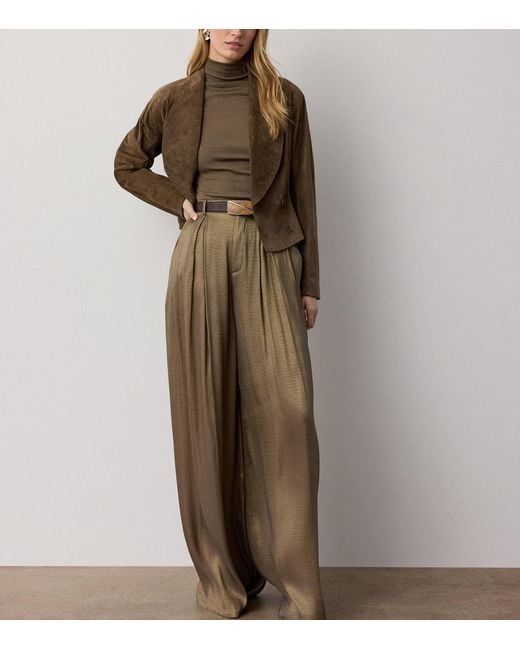 Ralph Lauren Brown Suede Trudie Jacket