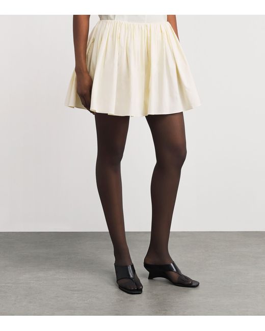 Brandon Maxwell Natural The Hadley Mini Skirt