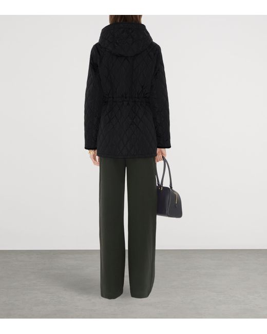 Burberry Black Quilted Down Jacket