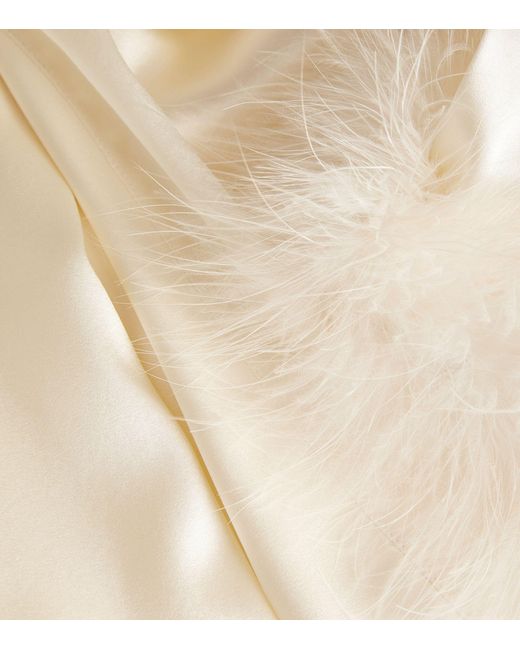 Gilda & Pearl Natural Silk Celeste Short Robe