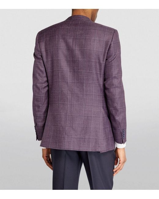 Canali Purple Suit Jacket for men