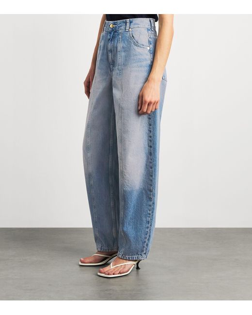 Sandro Blue Barrel Jeans